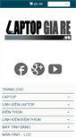 Mobile Screenshot of laptopgiare.vn